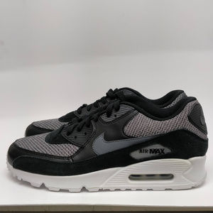 Nike Mens Air Max 90 Essential Black Dark Grey Run